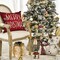 Merry Christmas Snowman Let It Snow Throw Pillow Covers, 18 x 18 Inch Xmas Tree Winter Holiday Cushion Case Decoration for Sofa Couch Set of 4